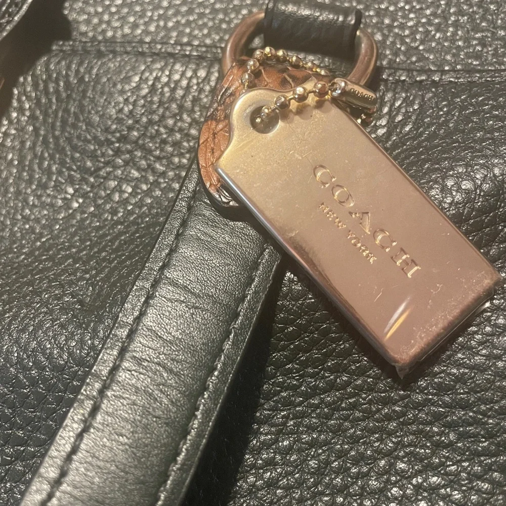 Coach Avary Carryall Embossed Leather Satchel Bag Purse Ivy Green - Picture 3 of 16